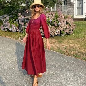 Doen Quintessa Dress NWT | Deep Crimson | Size XS